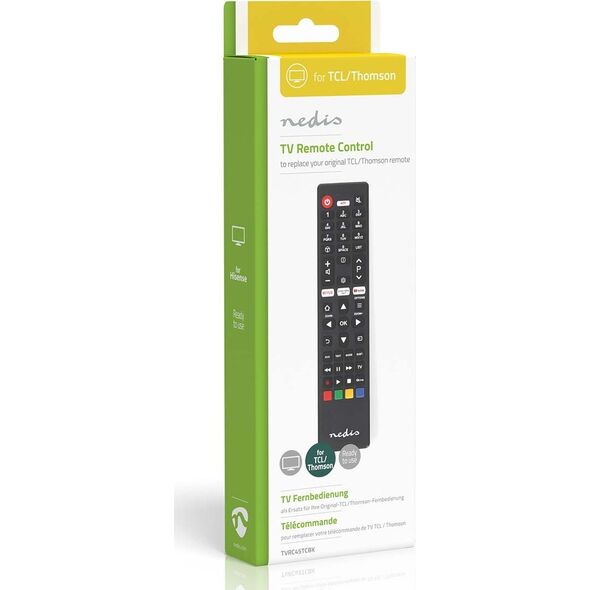 Πιλότος RTV Nedis Nedis TVRC45TCBK πιλότος Υπέρυθρες TV Πατήστε τα κουμπιά