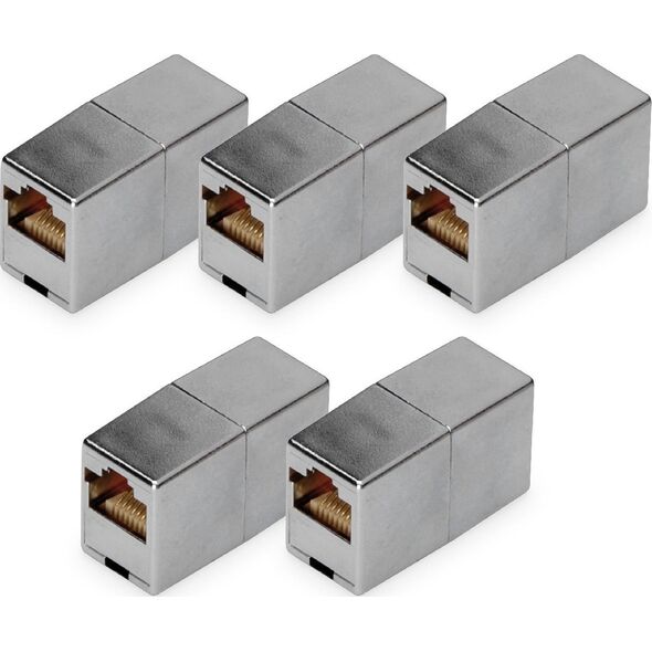 Digitus DIGITUS CAT 5e, Κατηγορία D, RJ45 Modular Coupling - 5 Τεμ.