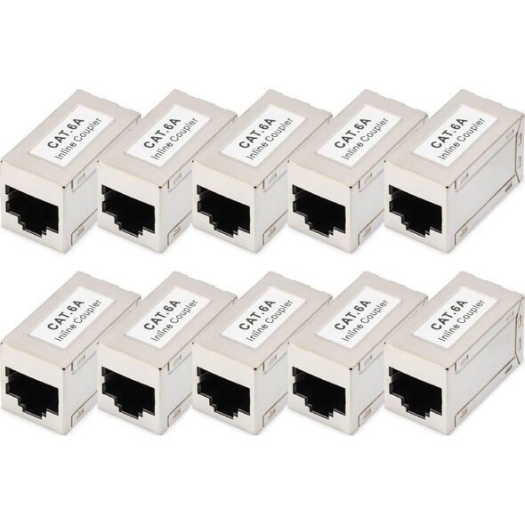 Digitus DIGITUS CAT 6A Modular Coupling, shielded - 10 pcs.