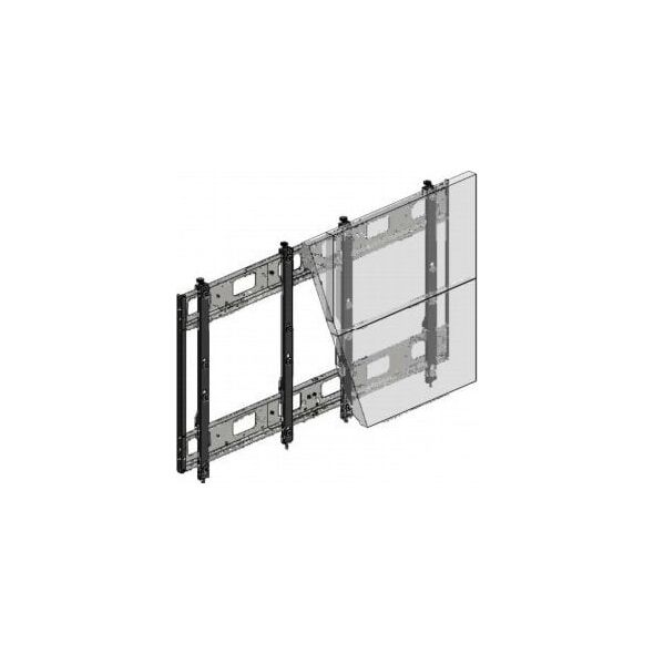 Hagor HAGOR VWR 2x2 46/47 Landscape feinjustierbarer Videowall Mehrfachrahmen Tragl pro display 30 kg VESA Norm 600x400 Wandabstand 67mm