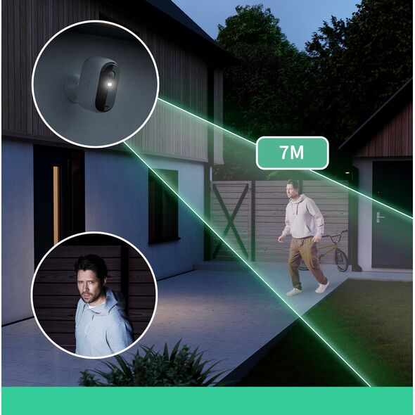 Kamera IP Arlo ARLO ESSENTIAL 2 2K Outdoor Camera 2pack W/2 Solar Panel BNDL