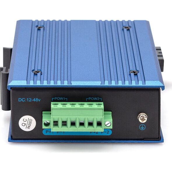 Μετατροπέας οπτικών ινών Digitus Digitus DN-652103-1 μετατροπέας δικτύου 1000 Mbit/s Πολυλειτουργικός, Μονός Μαύρος, Μπλε