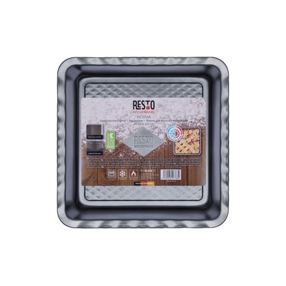 Resto RECTANGULAR BAKEWARE/25.5X25.5X5CM 96115 RESTO