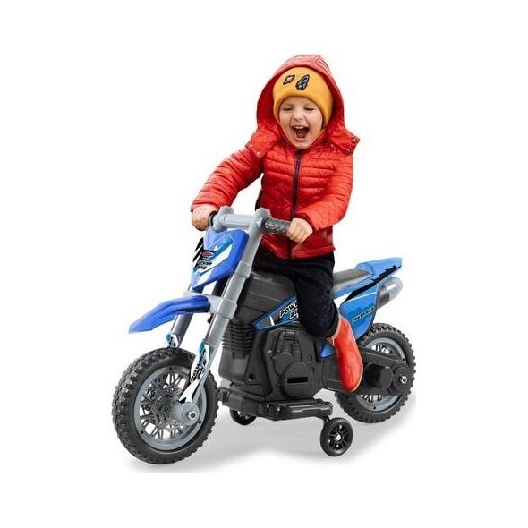 Jamara Ride-on Μοτοσικλέτα Power Bike 6V μπλε 2+