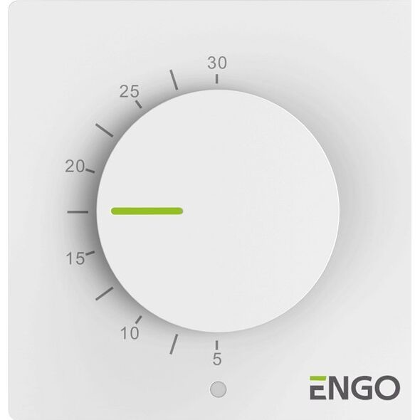 Engo Engo regulator dobowy ENGO SIMPLE biały ESIMPLE230W