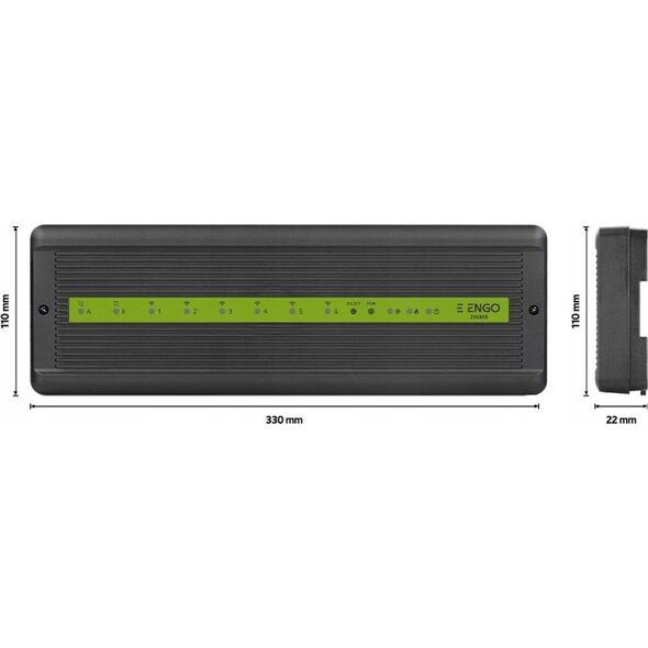 Engo Engo listwa do sterowania ogrzewaniem podłogowym, 6 stref bezprzewodowych ZigBee + 2 strefy przewodowe, 230 V ECB62ZB