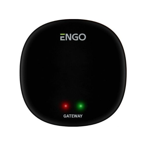 Engo Engo internetowy, podtynkowy regulator temperatury ZigBee, 230V, czarny 4 szt., bramka internetowa ZigBee EONE230BPROMOPACK+EGATEZB