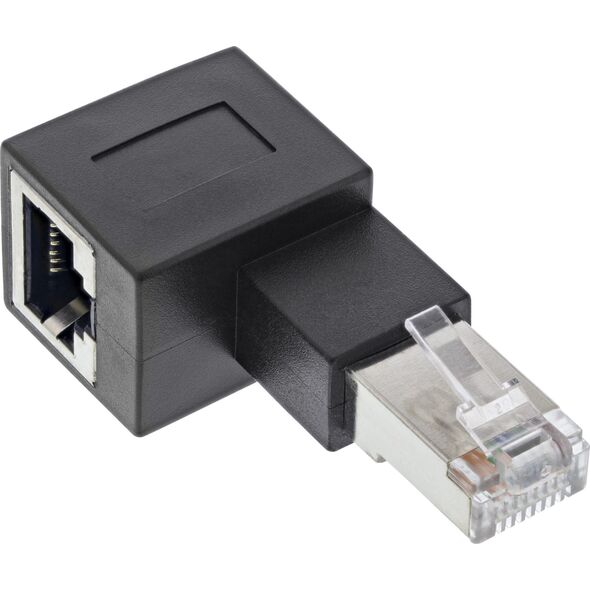 Eaton INLINE Patchkabel Adapter Cat.6A RJ45 Stecker Buchse 90 Grad nach links gewinkelt