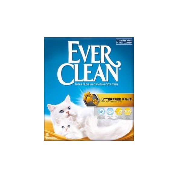 Άμμος για γάτες Everclean Everclean Ever Clean Litterfree Paws 6 L
