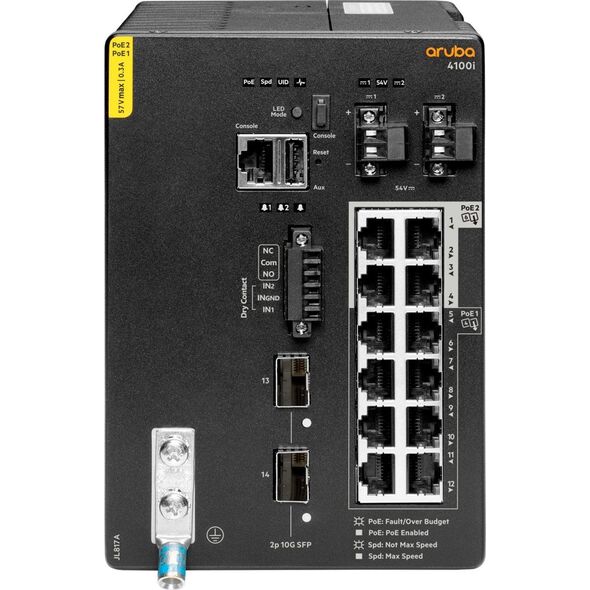 Switch HPE ARUBA 4100I 12G CL4/6 POE-STOCK