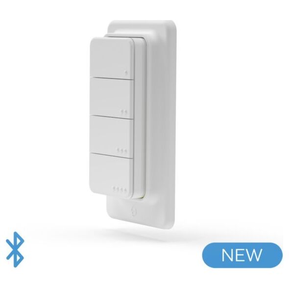 Shelly Shelly Plug & Play "Blu RC Button 4" τηλεχειριστήριο με μαγνητική βάση 4-πλήκτρα 16 ενέργειες Λευκό