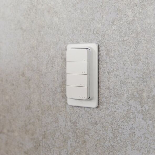 Shelly Shelly Plug & Play "Blu RC Button 4" τηλεχειριστήριο με μαγνητική βάση 4-πλήκτρα 16 ενέργειες Λευκό