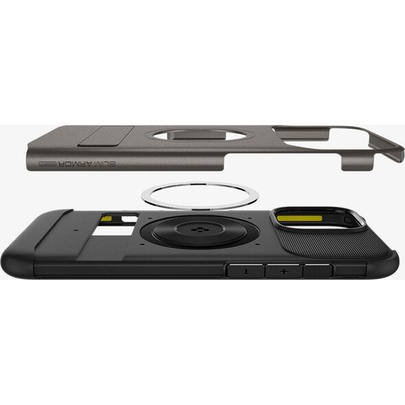 Spigen Spigen Slim Armor MagSafe, gunmetal - iPhone 16 Pro Max