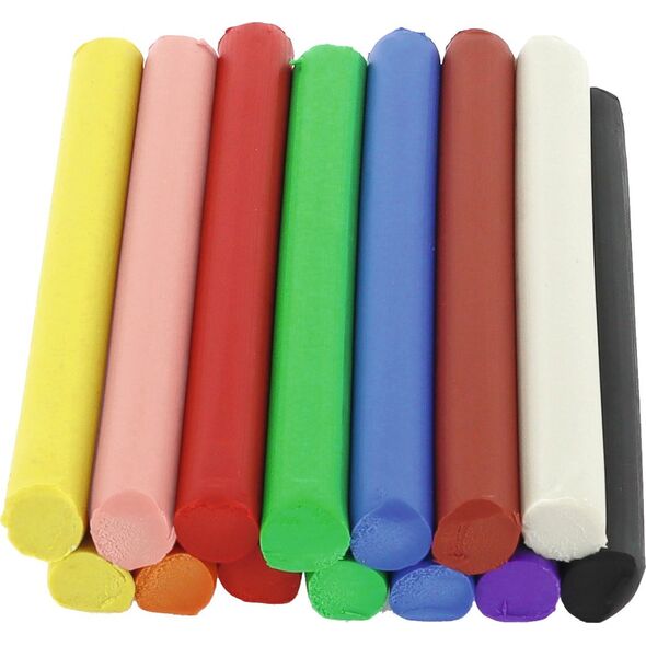 Πηλός Pelikan Creaplast για παιδιά, 10 χρώματα σε κόκκινη θήκη, 240g