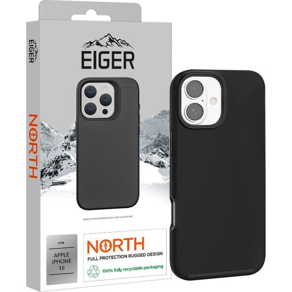 Eiger Eiger North Θήκη iPhone 16 μαύρο