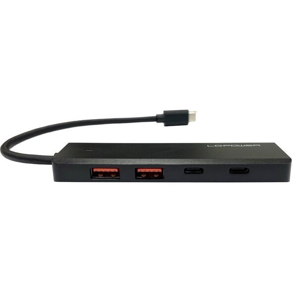 HUB USB LC-Power LC-Power LC-HUB-U3-4-C 2xUSBA 1XUSB-C Black retail