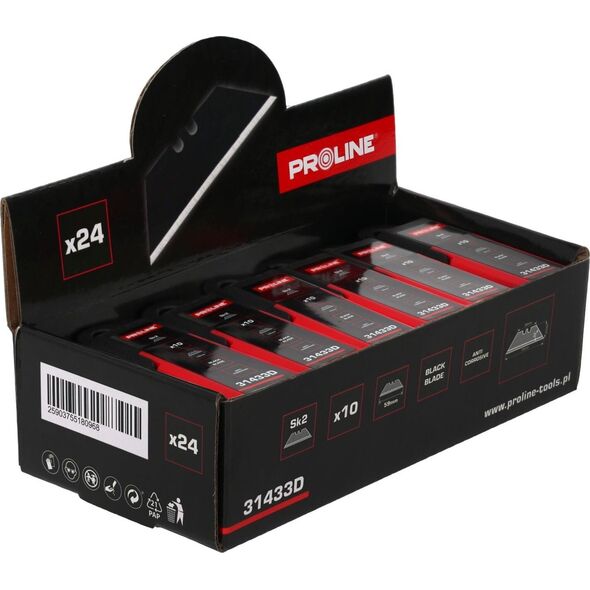 Pro-Line OSTRZE WYMIENNE 59*0.61MM SK2 SZT.10 CZARNE DISPLAY PROLINE