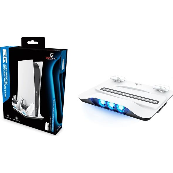 Memorysolution EgoGear Premium Ladestation und Kühlständer PS5 SCC5