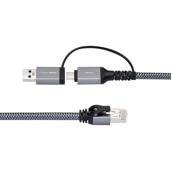 Προσαρμογέας USB MicroConnect CAT6 FTP σε προσαρμογέα USB A-C