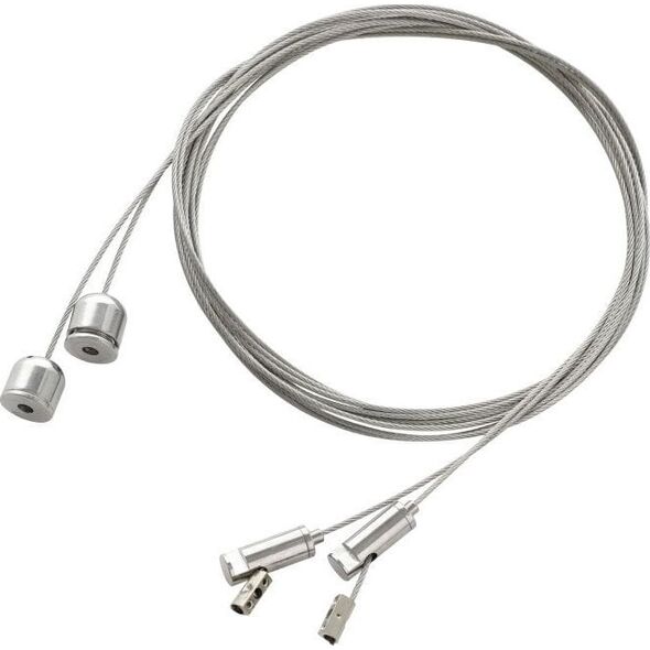 Καλώδιο επέκτασης EGLO EGLO 98804, Ασημί, Ατσάλι, 1.5 cm, 80 g, 2035 mm