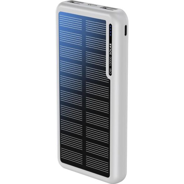 Φορητός φορτιστής Boompods Boompods Obi 10,000mAh Ηλιακός Φορητός Φορτιστής - Λευκό