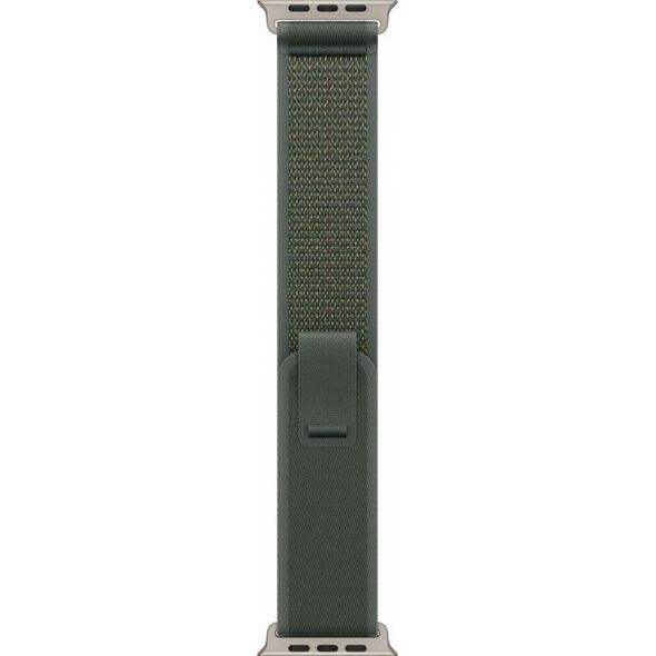 Apple 49mm Green Trail Loop - S/M - Natural Titanium Finish