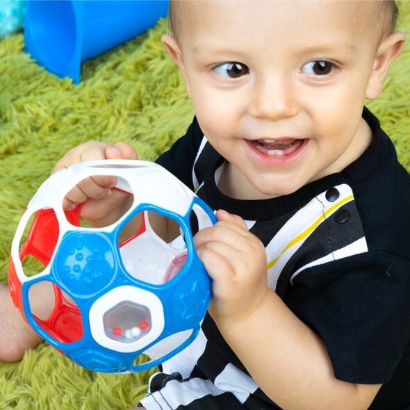 Oball OBALL classic ball- rattle, red/ white/ blue, 16922
