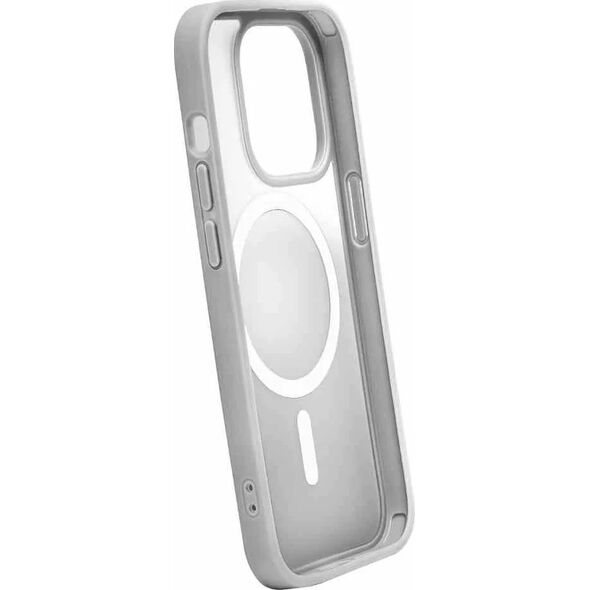 Puro Θήκη σιλικόνης Puro Gradient MagSafe για iPhone 15 Pro Max - ασημί