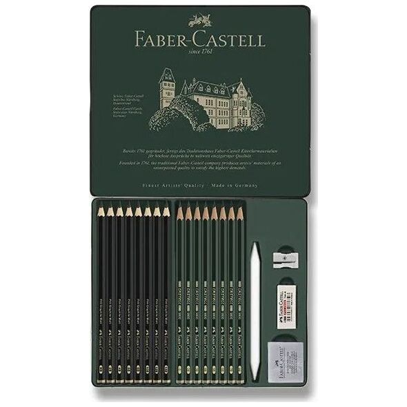 Faber-Castell Faber-Castell Pitt Graphite Matt & Castell 9000 Set Wielo 20 szt.