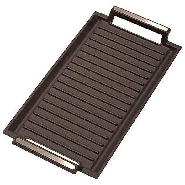 Cata CATA | BBQ σχάρα για επαγωγή, 22.8 x 43.2 x 3.8 cm | Μαύρο