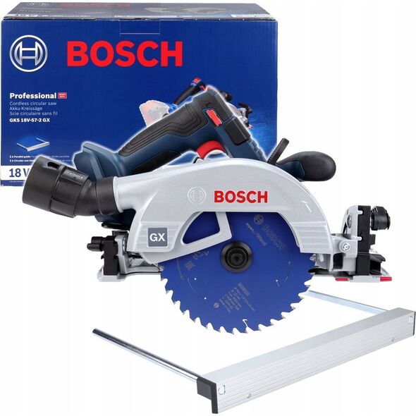 Pilarka tarczowa Bosch Bosch cordless portable circular saw GKS 18V-57-2 GX Professional solo, 18Volt (blue/black, without battery and charger)