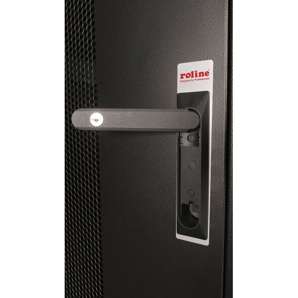 Szafa Roline ROLINE Serverschrank Basic 48,26cm 19Zoll 42 HE 800x1000 BxT perforiert schwarz