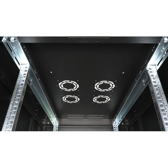 Szafa Roline ROLINE Serverschrank Basic 48,26cm 19Zoll 42 HE 800x1000 BxT perforiert schwarz