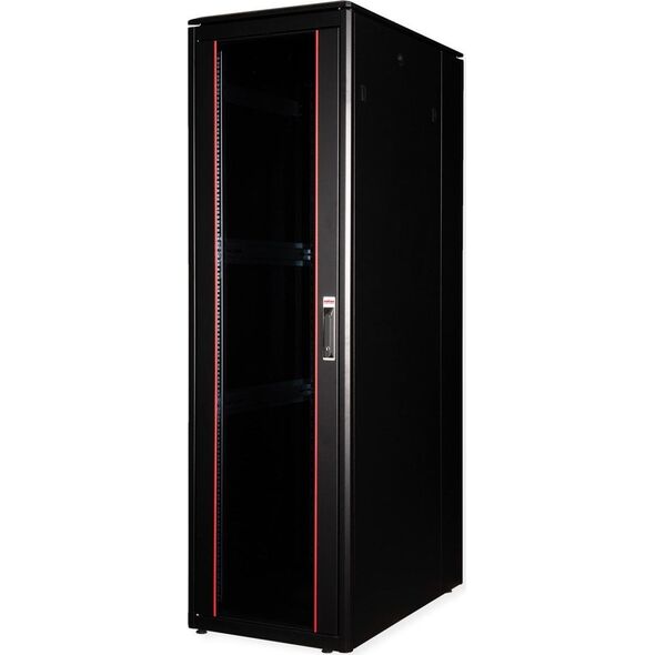 Szafa Roline ROLINE Netzwerkschrank Pro 48,26cm 19Zoll 42 HE 600x1000 BxT Glast�r schwarz
