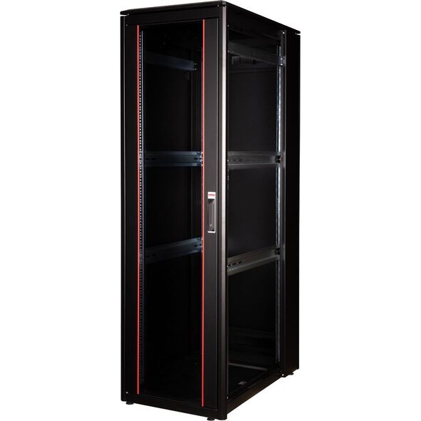 Szafa Roline ROLINE Netzwerkschrank Pro 48,26cm 19Zoll 42 HE 600x1000 BxT Glast�r schwarz