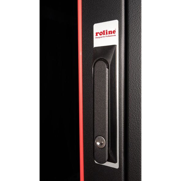 Szafa Roline ROLINE Netzwerkschrank Pro 48,26cm 19Zoll 26 HE 600x600 BxT Glast�r schwarz