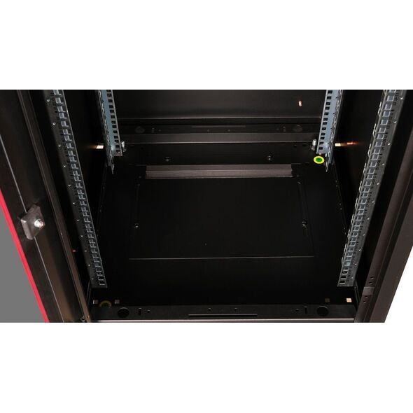 Szafa Roline ROLINE Netzwerkschrank Pro 48,26cm 19Zoll 22 HE 600x600 BxT Glast�r schwarz