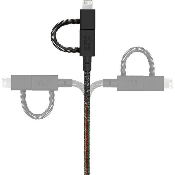 Καλώδιο USB Native Union Native Union Belt Cable Universal 2m Μαύρο