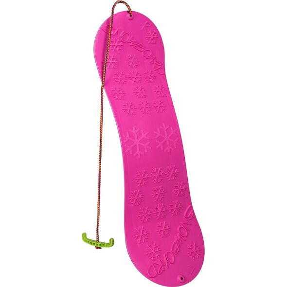 Snowboard Ślizgacz Ślizg Jabłuszko dla Dzieci MARMAT Pink 72 cm