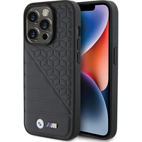 BMW BMHCP15L22PMGK iPhone 15 Pro 6.1" black hardcase Bi Pattern