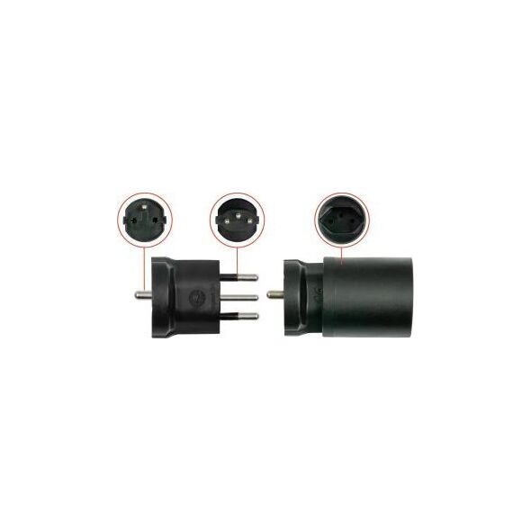 Kabelmeister SKA-6002PS zmieniacz płci / kabli Swiss mains plug type J Czarny