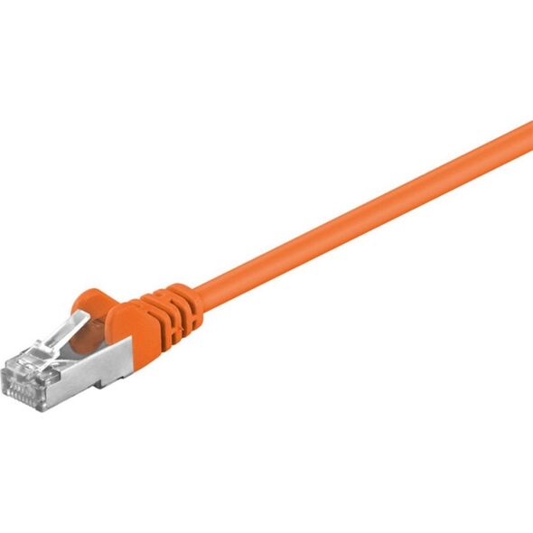 Goobay 95209 kabel sieciowy Pomarańczowy 0,25 m Cat5e SF/UTP (S-FTP)