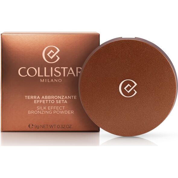 Collistar COLLISTAR SET (TERRA SILK EFFECT BRONZING POWDER 4.4 HAWAII MATTE + CONTOURING BRUSH)