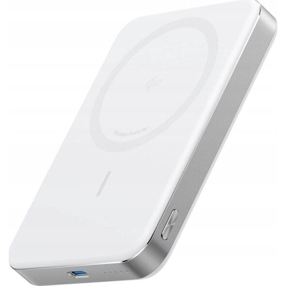 ANKER MagGo PowerBank 10.000mAh Slim weiss magnetische Powerbank im ultra-schlanken Design fuer iPhone 12 und h�her und AirPods