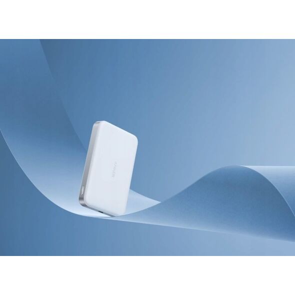 ANKER MagGo PowerBank 10.000mAh Slim weiss magnetische Powerbank im ultra-schlanken Design fuer iPhone 12 und h�her und AirPods