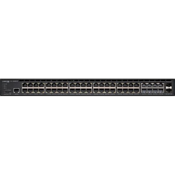 LANCOM XS-3550YUP Managed L3-Lite multi-gigabit PoE++ access switch 40x 1GE PoE+ 802.3at 8x 10GE PoE++ 802.3bt type 4 2x 25G SFP28