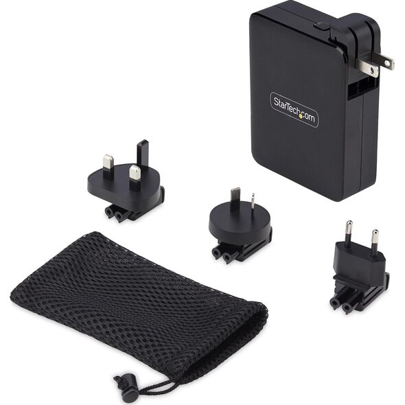 STARTECH.COM 140W USB-C-Wandladeger�t 3x USB-C/1x USB-A PD 3.1 Internationaler GaN-Ladeger�t fur MacBook/Dell XPS/Inspiron