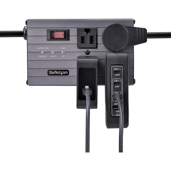 STARTECH.COM 140W USB-C-Wandladeger�t 3x USB-C/1x USB-A PD 3.1 Internationaler GaN-Ladeger�t fur MacBook/Dell XPS/Inspiron