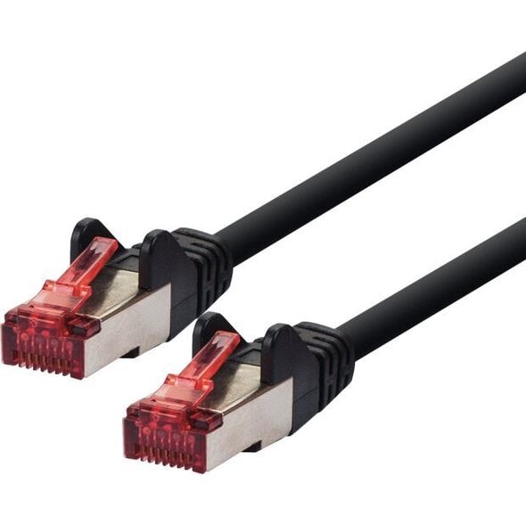 LOGON TCR66SS070BL kabel sieciowy Czarny 7 m Cat6 SF/UTP (S-FTP)