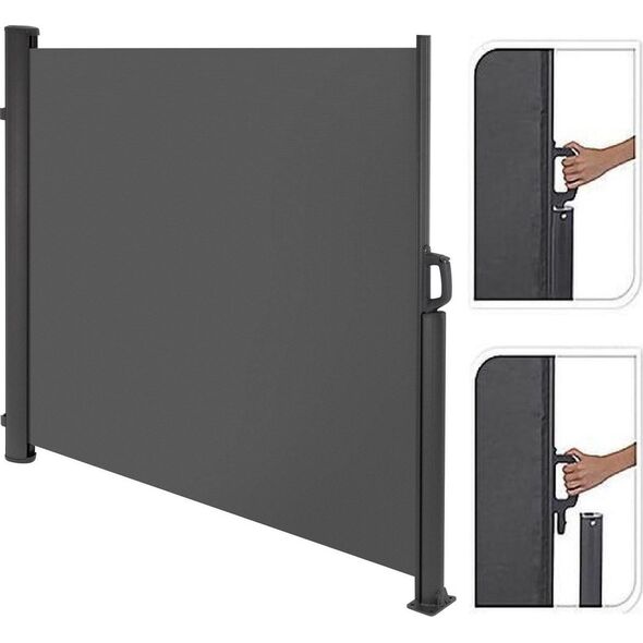 MARKIZA OGRODOWA BOCZNA NA TARAS REGULOWANA 1,6x3M
